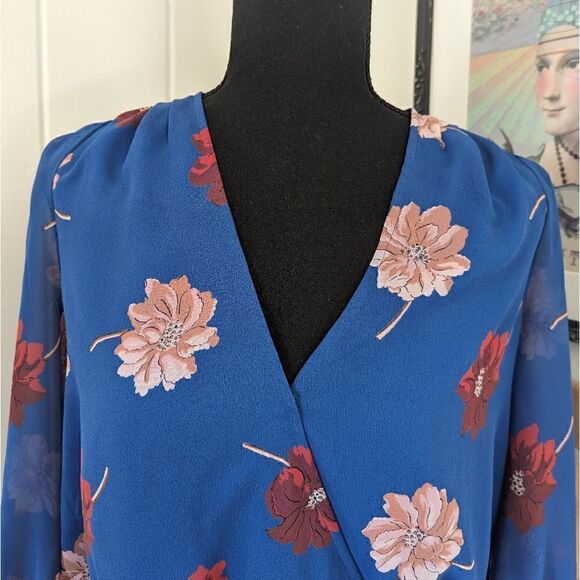 Madewell Preppy Coastal Garden Floral Academia Romantic Top XS - Picture 4 of 12